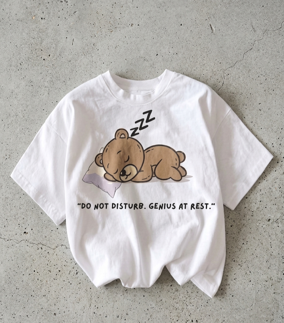 Hibernation Tee | Oversized Drop Shoulder