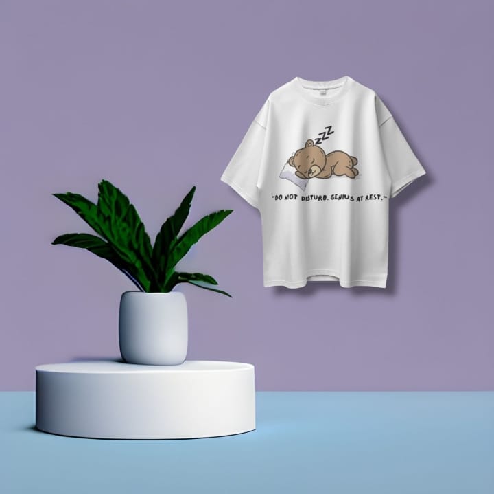 Hibernation Tee | Oversized Drop Shoulder - Image 2