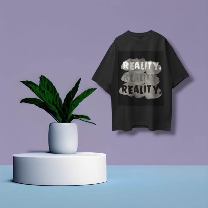 The real wear tee | Oversized Drop Shoulder - Image 2