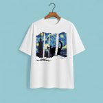 Cosmic Cat Tee | Oversized Drop Shoulder